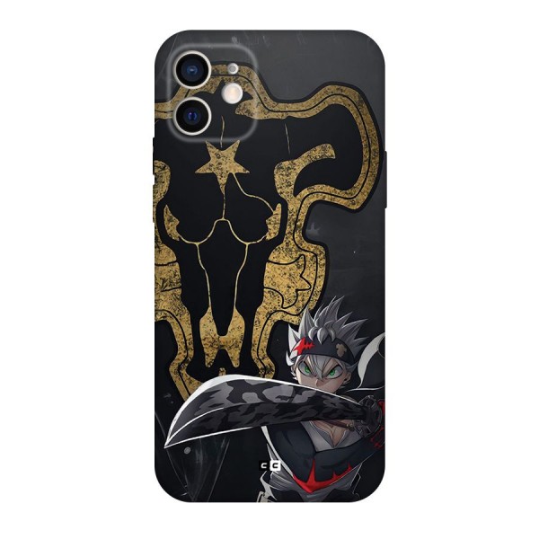 Asta With Black Bulls Back Case for iPhone 12 Pro